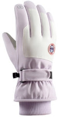 Fleece-lined touchscreen gloves – Purple