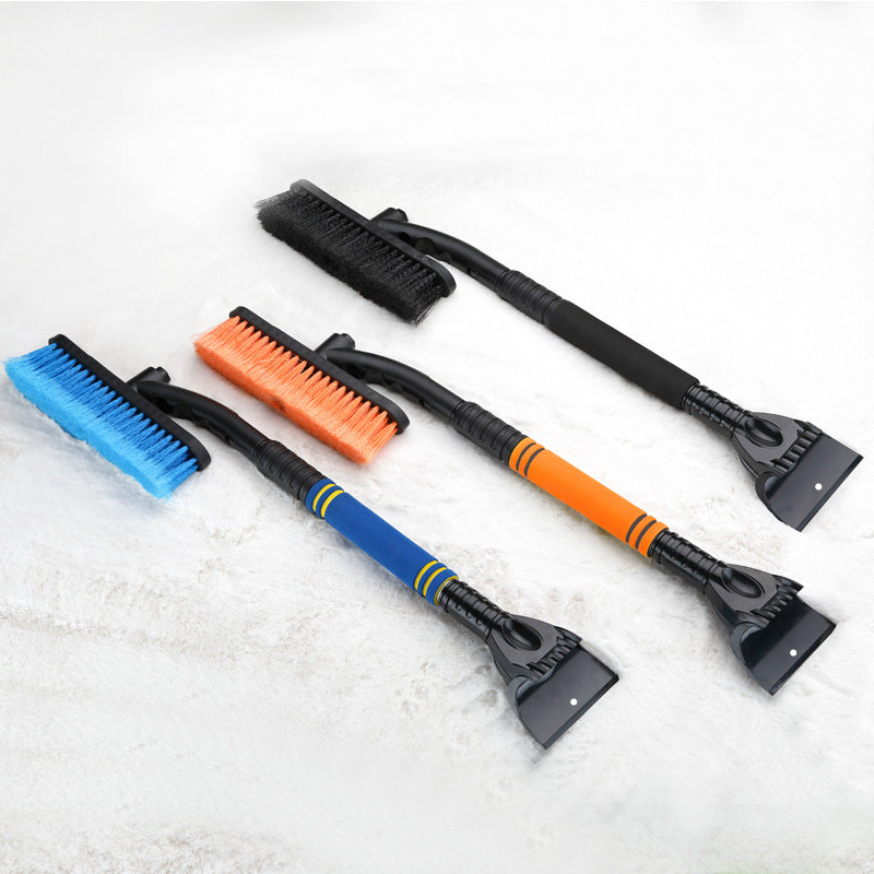 Snow brush rotating head