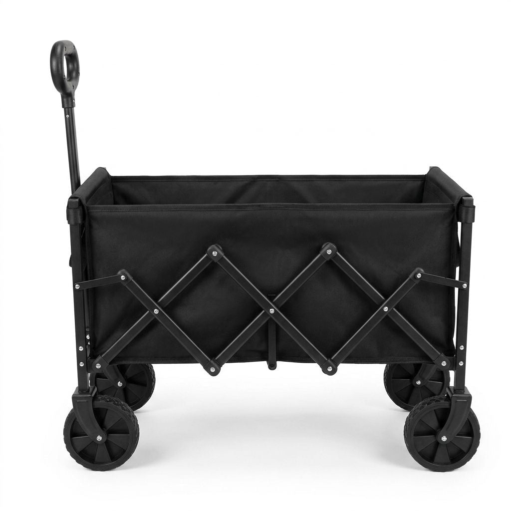 Folding Utility Wagon – 180 lb Heavy Duty Collapsible Cart