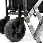 Folding Utility Wagon – 180 lb Heavy Duty Collapsible Cart