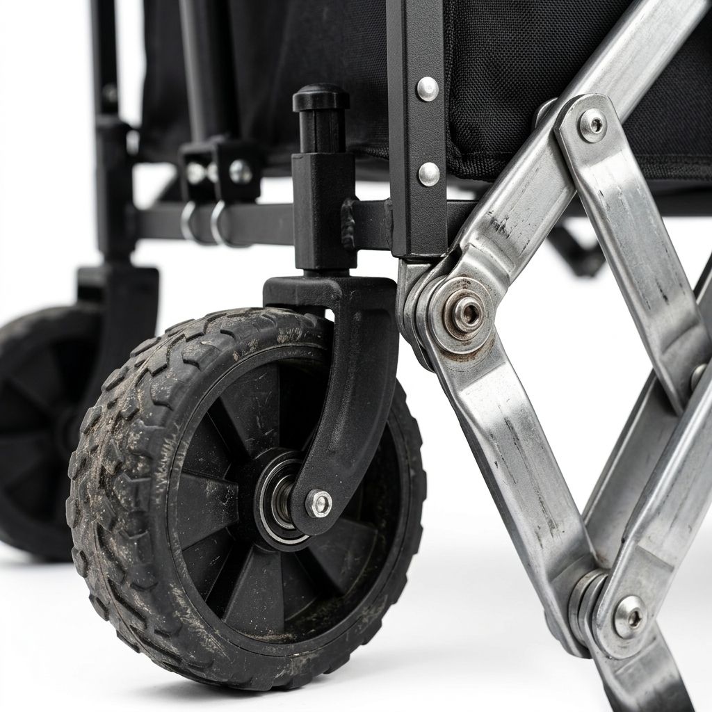 Folding Utility Wagon – 180 lb Heavy Duty Collapsible Cart