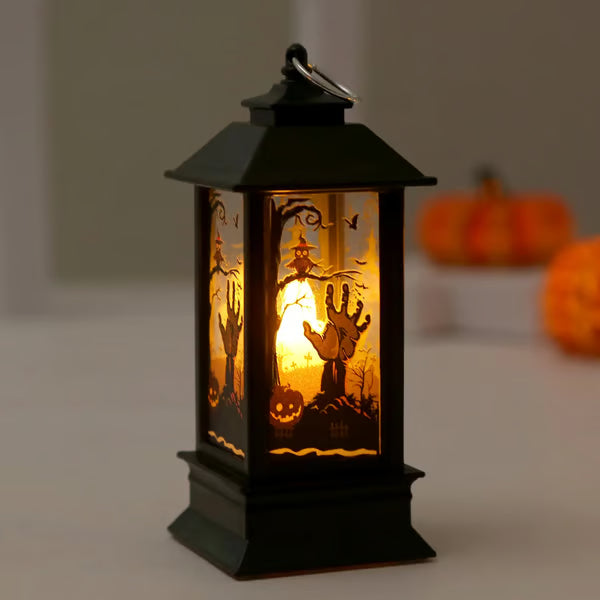 Portable Halloween Lantern – Pumpkin, Ghost, Witch & Owl