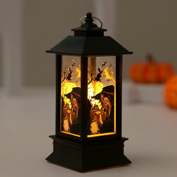 Portable Halloween Lantern – Pumpkin, Ghost, Witch & Owl