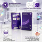Purple Teeth Whitening Strips